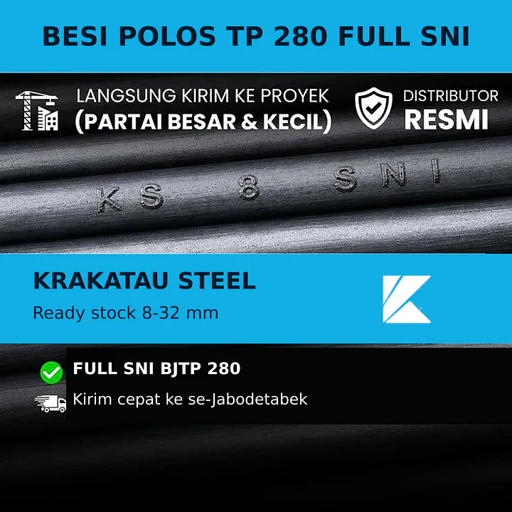 Besi Beton Polos